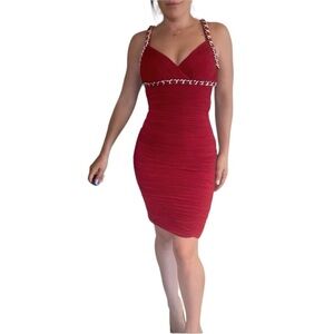 Jovani Red Cocktail Dress